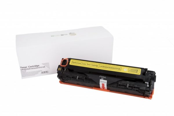 HP kompatibilná tonerová náplň CB542A / CE322A / CF212A, 1400 listov